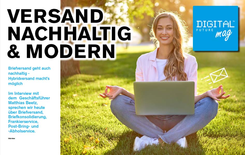 Versand Nachhaltig & Modern - Briefversand geht auch nachhaltig - Hybridversand macht’s möglich